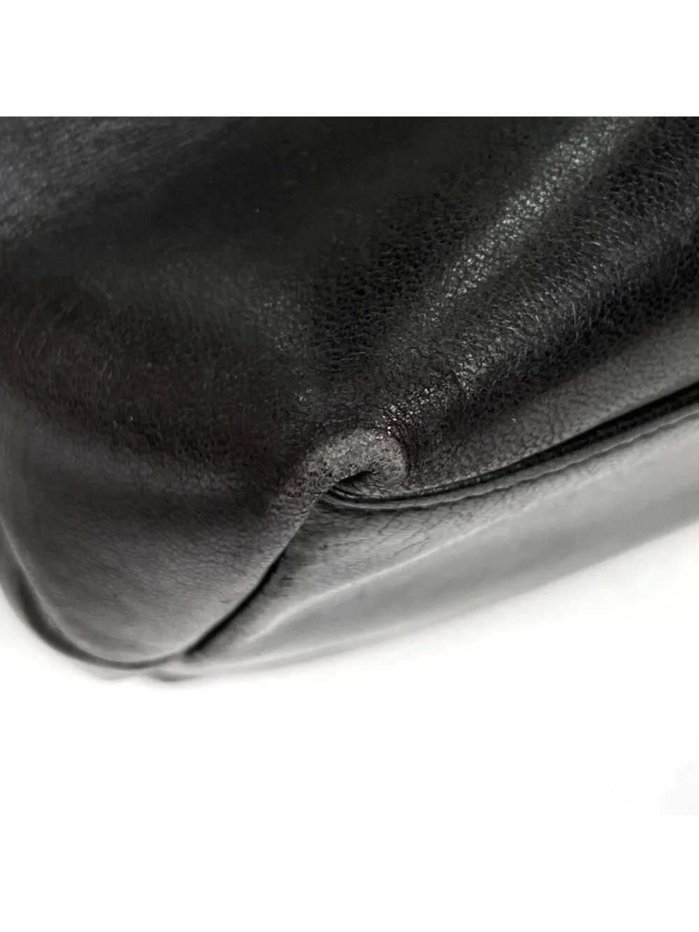 Chanel Tote CC Logo Leather Black